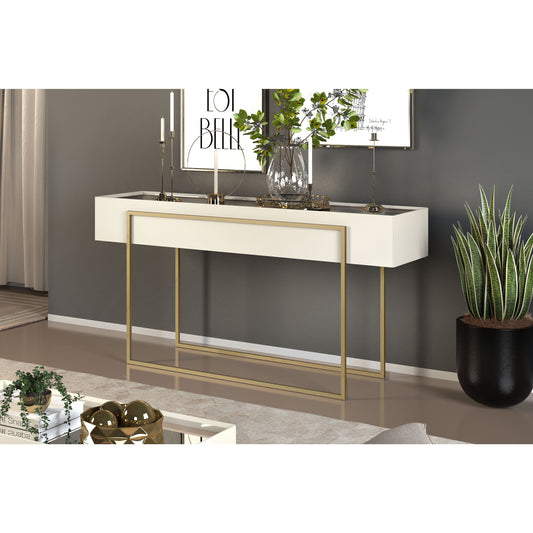 Lorde Console Table Off White